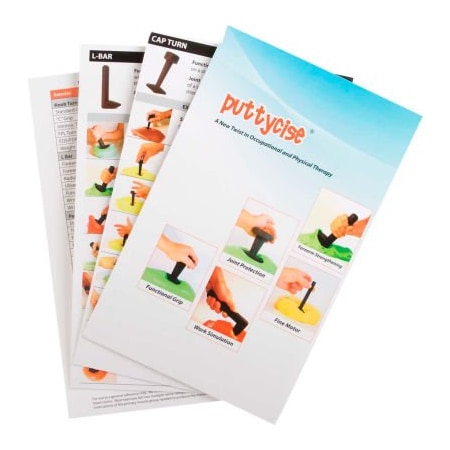 Fabrication Enterprises Puttycise TheraPutty Manual Only 335568